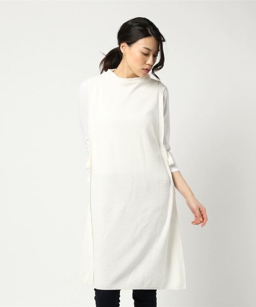 新作人気 セール Mano ワンピース Della Sinistra 脇スリットオフタートルワンピース ワンピース Nota ノータ のファッション Della Mano Nota ワンピース