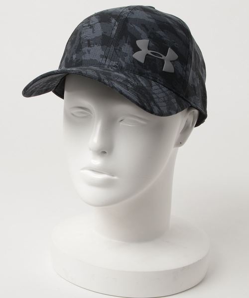 UNDER ARMOUR（アンダーアーマー）の「メンズ トレーニングキャップ / アーマーベントコア（キャップ・メンズ・ブラック/グレー系カモフラージュ/ホワイト/カモフラージュ・L～LL）」の4枚目の写真