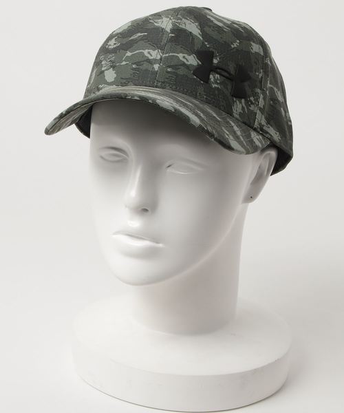 UNDER ARMOUR（アンダーアーマー）の「メンズ トレーニングキャップ / アーマーベントコア（キャップ・メンズ・ブラック/グレー系カモフラージュ/ホワイト/カモフラージュ・L～LL）」の3枚目の写真