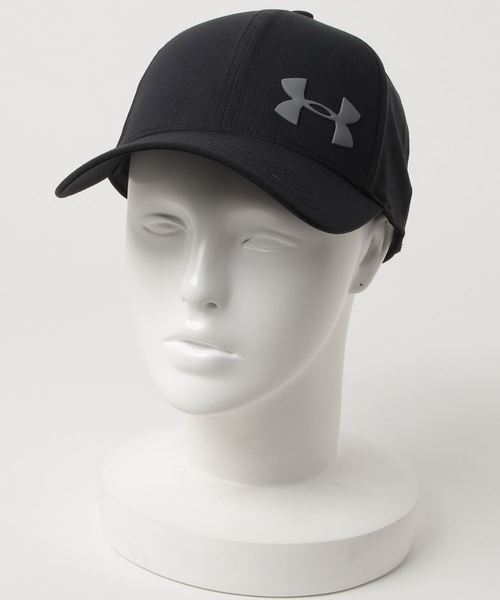 UNDER ARMOUR（アンダーアーマー）の「メンズ トレーニングキャップ / アーマーベントコア（キャップ・メンズ・ブラック/グレー系カモフラージュ/ホワイト/カモフラージュ・L～LL）」の2枚目の写真