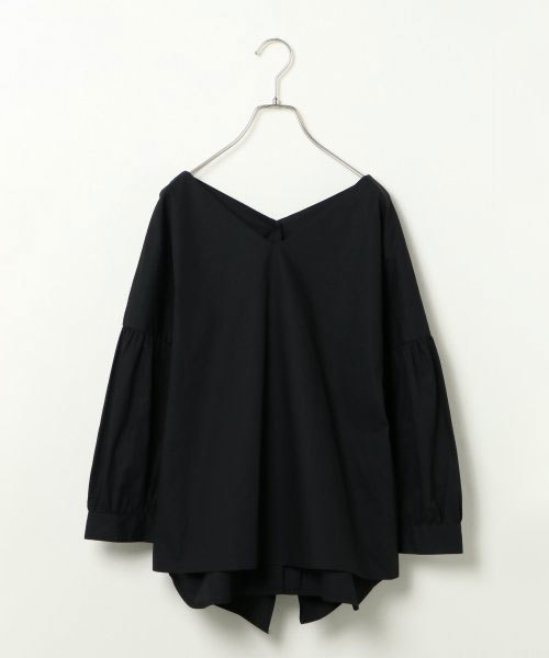 VENCEEXCHANGE（ヴァンスエクスチェンジ）の「2WAYリボンブラウス            （シャツ/ブラウス・レディース・オフホワイト/ブラック/ベージュ・MEDIUM）」の2枚目の写真