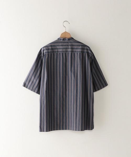 Steven Alan(スティーブンアラン)の「<Steven Alan> BOLD STRIPE BOX BAND-BOLD SHIRT/シャツ(シャツ/ブラウス・メンズ・ライトグレー/ダークグレー/ベージュ・SMALL/LARGE/MEDIUM/X-LARGE)」の14枚目の写真