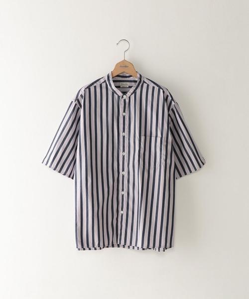Steven Alan(スティーブンアラン)の「<Steven Alan> BOLD STRIPE BOX BAND-BOLD SHIRT/シャツ(シャツ/ブラウス・メンズ・ライトグレー/ダークグレー/ベージュ・SMALL/LARGE/MEDIUM/X-LARGE)」の13枚目の写真