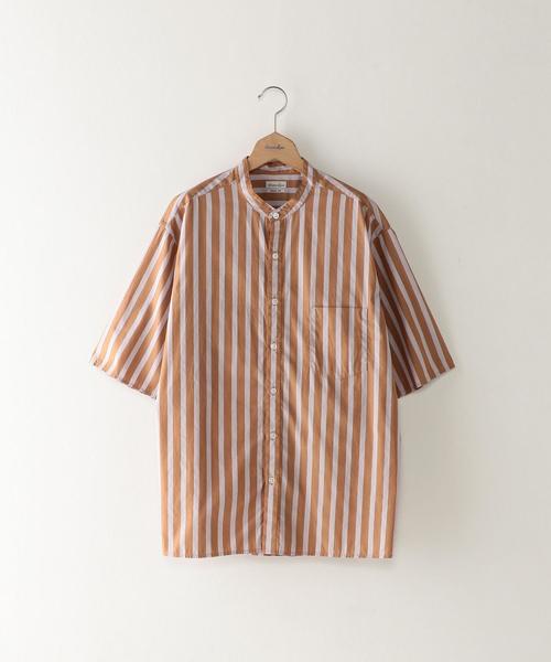 Steven Alan(スティーブンアラン)の「<Steven Alan> BOLD STRIPE BOX BAND-BOLD SHIRT/シャツ(シャツ/ブラウス・メンズ・ライトグレー/ダークグレー/ベージュ・SMALL/LARGE/MEDIUM/X-LARGE)」の12枚目の写真
