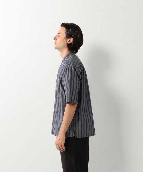 Steven Alan(スティーブンアラン)の「<Steven Alan> BOLD STRIPE BOX BAND-BOLD SHIRT/シャツ(シャツ/ブラウス・メンズ・ライトグレー/ダークグレー/ベージュ・SMALL/LARGE/MEDIUM/X-LARGE)」の9枚目の写真