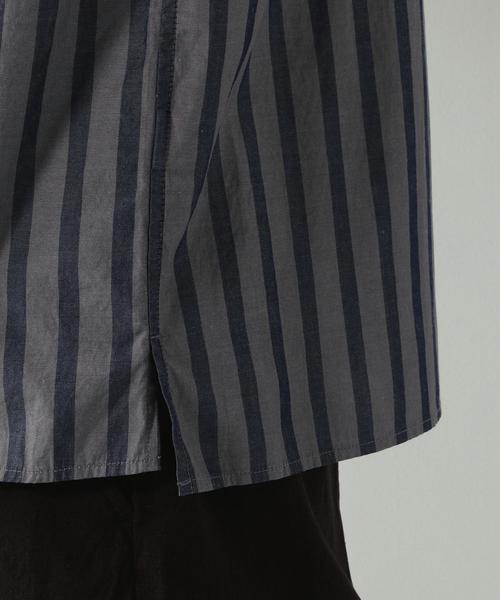 Steven Alan(スティーブンアラン)の「<Steven Alan> BOLD STRIPE BOX BAND-BOLD SHIRT/シャツ(シャツ/ブラウス・メンズ・ライトグレー/ダークグレー/ベージュ・SMALL/LARGE/MEDIUM/X-LARGE)」の4枚目の写真