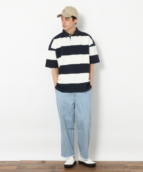 RAGEBLUE（レイジブルー）の「デニムペインターアンクルパンツ/793690（デニムパンツ・メンズ・ライトブルー/ネイビー/ブルー・SMALL/MEDIUM/LARGE）」の4枚目の写真