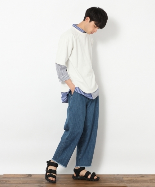 RAGEBLUE（レイジブルー）の「デニムペインターアンクルパンツ/793690（デニムパンツ・メンズ・ライトブルー/ネイビー/ブルー・SMALL/MEDIUM/LARGE）」の5枚目の写真