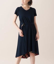 BLUE LABEL CRESTBRIDGE | コンパクトポンチ　カットソーワンピース(ワンピース)