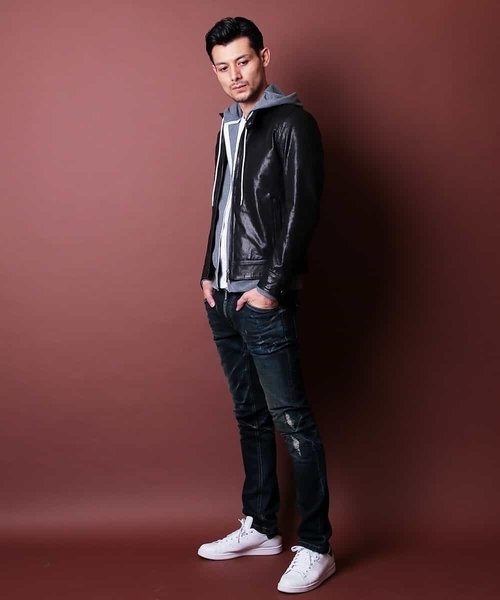 MICHEL KLEIN HOMME (ミッシェルクランオム)の「リペアデニム(インディゴ)(デニムパンツ・メンズ・インディゴブルー・SMALL/MEDIUM/LARGE/X-LARGE/XX-LARGE)」の13枚目の写真