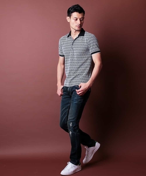 MICHEL KLEIN HOMME (ミッシェルクランオム)の「リペアデニム(インディゴ)(デニムパンツ・メンズ・インディゴブルー・SMALL/MEDIUM/LARGE/X-LARGE/XX-LARGE)」の5枚目の写真