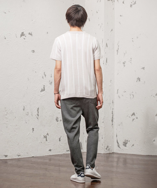 MinoriTY】サルエルテーパードパンツ メンズ スウェットパンツ 無地 秋