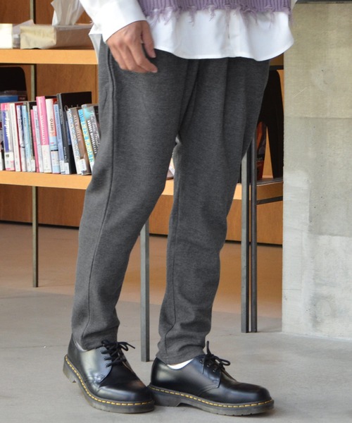 MinoriTY（マイノリティ）の「【MinoriTY】サルエルテーパードパンツ メンズ スウェットパンツ 無地 秋服 夏服 スウェットスラックス（スウェットパンツ・メンズ・ブラック/ネイビー/カーキ/ブラック系その他/杢グレー/グレー系その他/ブルー系その他/チェック/チャコール/ブラウン/レッド/ホワイト系その他/ブラウン系その他/ブラック系その他2・S/M/L/XL）」の8枚目の写真