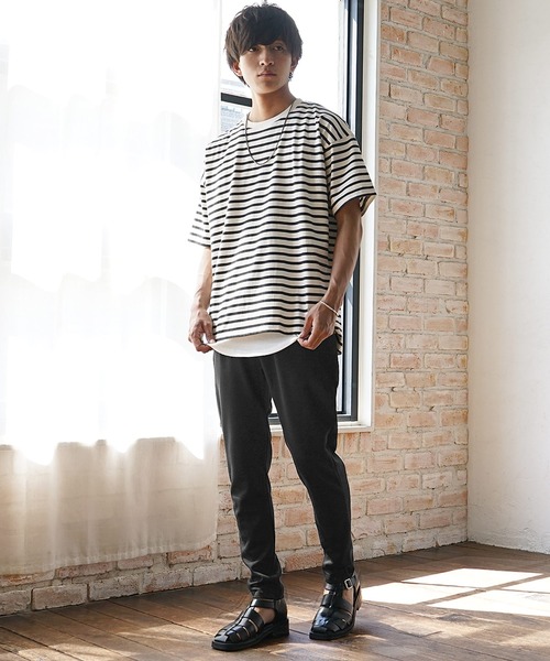 セール】【MinoriTY】サルエルテーパードパンツ メンズ