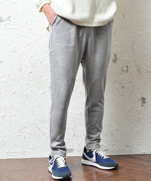 MinoriTY（マイノリティ）の「【MinoriTY】サルエルテーパードパンツ メンズ スウェットパンツ 無地 秋服 夏服 スウェットスラックス（スウェットパンツ・メンズ・ブラック/ネイビー/カーキ/ブラック系その他/杢グレー/グレー系その他/ブルー系その他/チェック/チャコール/ブラウン/レッド/ホワイト系その他/ブラウン系その他/ブラック系その他2・S/M/L/XL）」の22枚目の写真