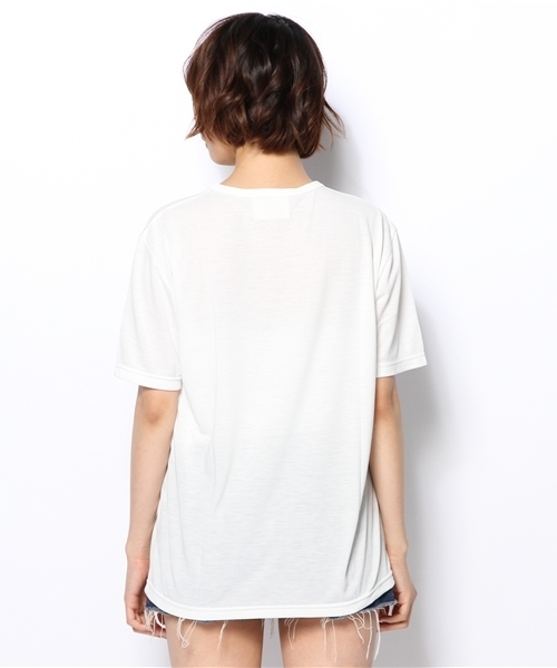 MALKOMALKA(マルコマルカ)の「ブギーさんTシャツ(Tシャツ/カットソー・レディース・ホワイト系その他・MEDIUM)」の4枚目の写真