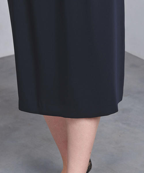 UNITED ARROWS（ユナイテッドアローズ）の「UPCS ダブルタック パフスリーブ ワンピース ◆（ワンピース・レディース・ネイビー/ナチュラル・36/40/38）」の5枚目の写真