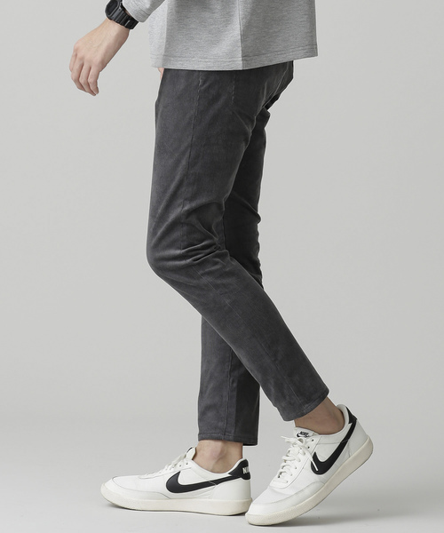 NANO universe（ナノユニバース）の「【WEB限定】コーデュロイアンクルスキニーパンツ（その他パンツ・メンズ・グレー/ライトブラウン/ブラック/カーキ/ベージュ系その他・LARGE/MEDIUM/X-LARGE/SMALL）」の7枚目の写真