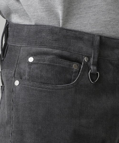 NANO universe（ナノユニバース）の「【WEB限定】コーデュロイアンクルスキニーパンツ（その他パンツ・メンズ・グレー/ライトブラウン/ブラック/カーキ/ベージュ系その他・LARGE/MEDIUM/X-LARGE/SMALL）」の8枚目の写真