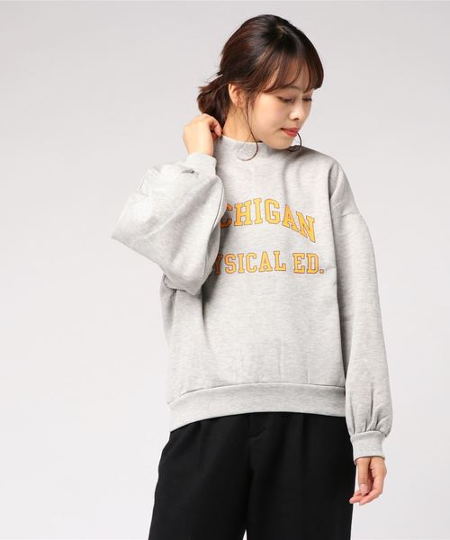 VENCEEXCHANGE（ヴァンスエクスチェンジ）の「裏起毛ハイネックトップス（スウェット・レディース・アッシュグレー/ブラック/ボルドー・M/L）」の7枚目の写真