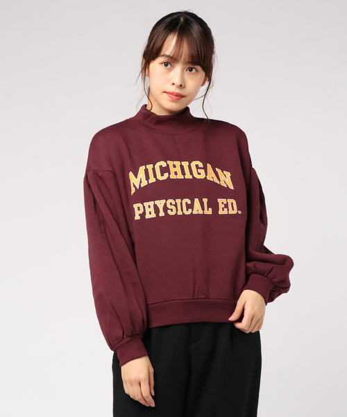 VENCEEXCHANGE（ヴァンスエクスチェンジ）の「裏起毛ハイネックトップス（スウェット・レディース・アッシュグレー/ブラック/ボルドー・M/L）」の6枚目の写真