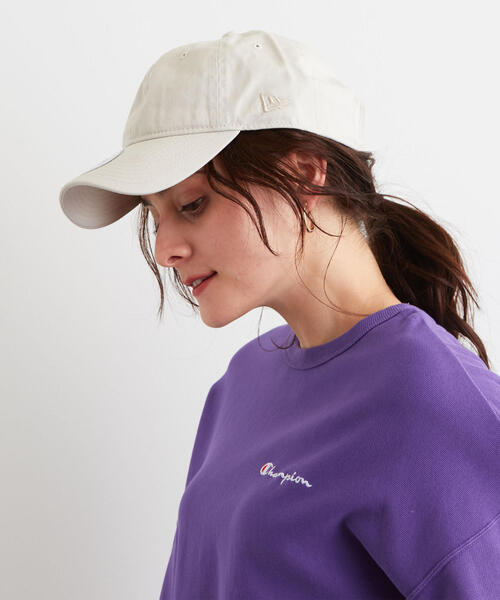 NEW ERA（ニューエラ）の「[別注][ニューエラ]NEW ERA SC ウォッシュコットン キャップ（キャップ・レディース・モカ/ナチュラル/オレンジ系その他/ブラック/ダークグリーン/グレー/ベージュ/ネイビー・FREE）」の6枚目の写真