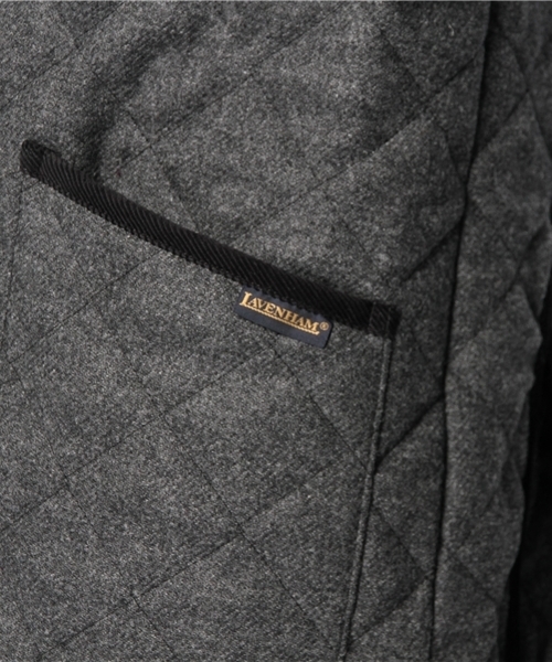 EDIFICE（エディフィス）の「◇LAVENHAM/ラベンハムEX CLACTONツイード（ブルゾン・メンズ・ネイビー/ベージュ/チャコールグレー・36/38/40）」の10枚目の写真