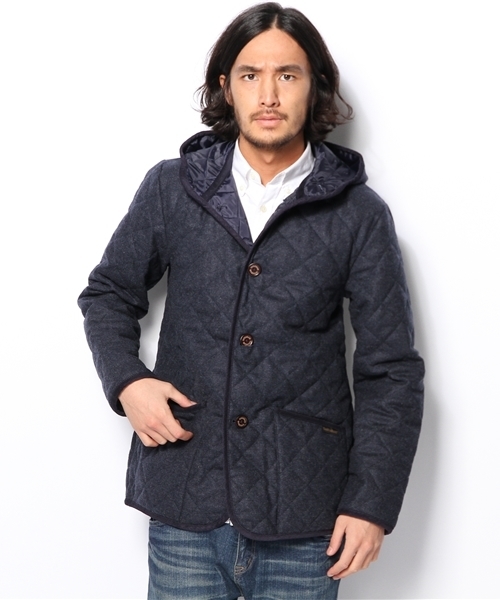 EDIFICE（エディフィス）の「◇LAVENHAM/ラベンハムEX CLACTONツイード（ブルゾン・メンズ・ネイビー/ベージュ/チャコールグレー・36/38/40）」の13枚目の写真