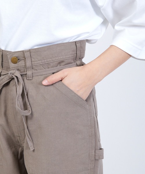 And A(アンドエー)の「Lee リー / WAIST-MARK PAINTER ウエストマーク リネンイージーペインターパンツ / LL6058(その他パンツ・レディース・インディゴブルー/ダークブラウン/ライトブラウン・X-SMALL/SMALL/MEDIUM)」の7枚目の写真
