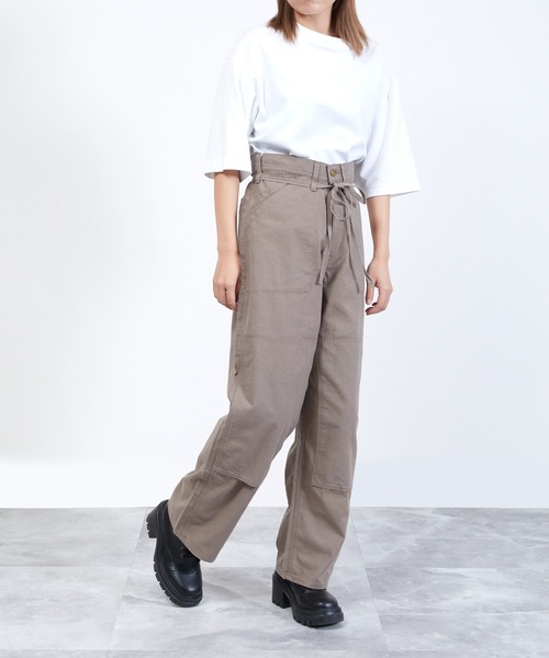 And A(アンドエー)の「Lee リー / WAIST-MARK PAINTER ウエストマーク リネンイージーペインターパンツ / LL6058(その他パンツ・レディース・インディゴブルー/ダークブラウン/ライトブラウン・X-SMALL/SMALL/MEDIUM)」の8枚目の写真