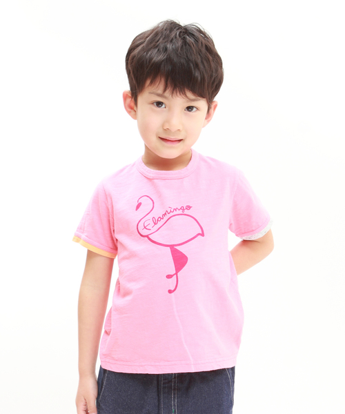 RAGMART(ラグマート)の「プリントTシャツ(Tシャツ/カットソー)」|ピンク