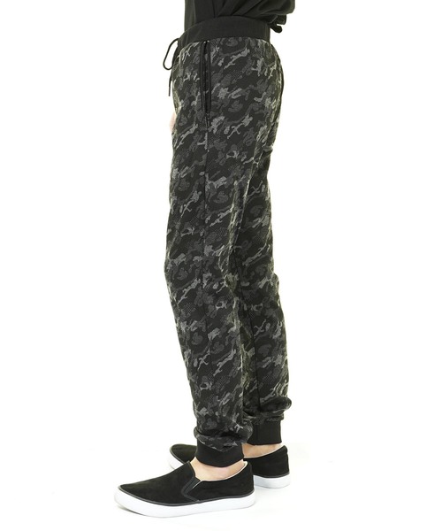 おしゃれスタ(オシャレスタ)の「カモフラージュジャカードパンツ(KU)(その他パンツ・メンズ・ブラック・M/L)」の10枚目の写真