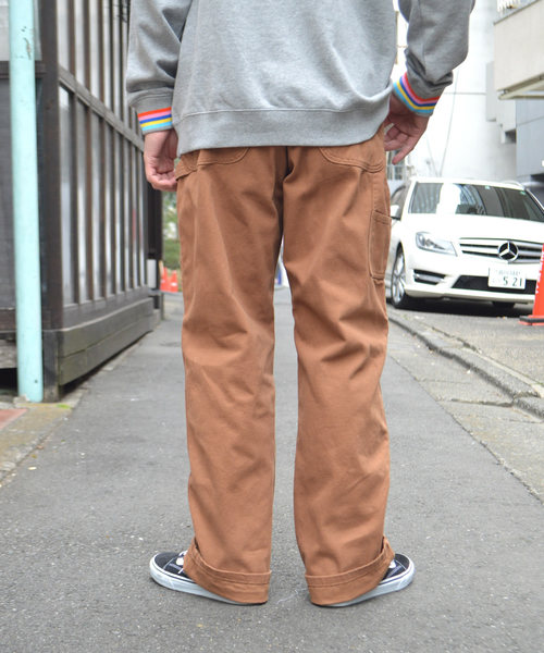 Dickies(ディッキーズ)の「Dickies/ ディッキーズ ヘビーウェイトダックシューレース付きワイドペインターパンツ(その他パンツ・メンズ・ネイビー/キャメル・28inch/30inch/32inch/34inch/36inch)」の4枚目の写真