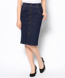 WEGO | WEGO/デニム前ボタンタイトスカート(デニムスカート)