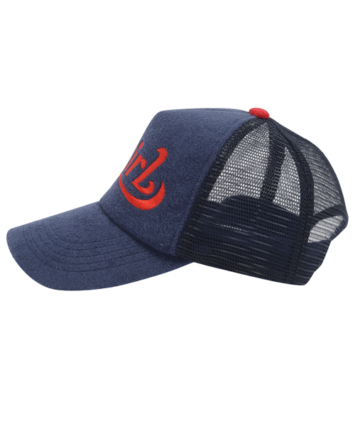 X-girl（エックスガール）の「TERRY CLOTH MESH CAP（キャップ・レディース・ブラック/アッシュグレー/ネイビー・ONE SIZE）」の8枚目の写真
