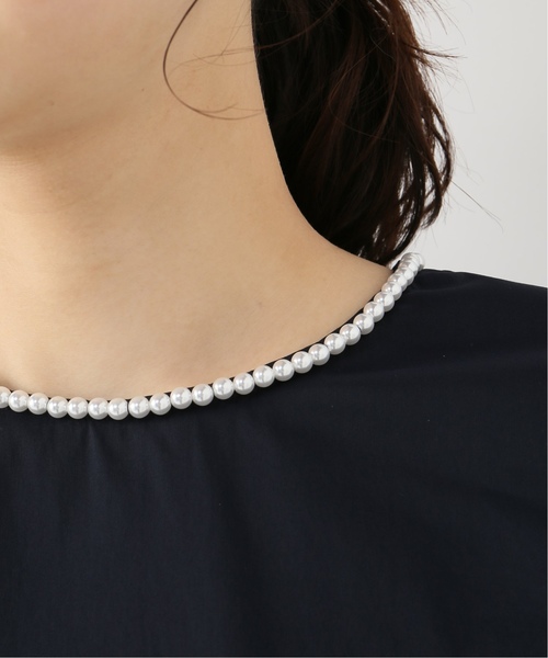 La TOTALITE（ラトータリテ）の「クルーパールブラウス【手洗い可能】◆（シャツ/ブラウス・レディース・ネイビー/サックスブルー・FREE）」の15枚目の写真