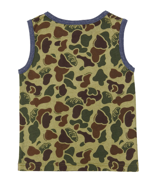XLARGE KIDS（エクストララージキッズ）の「CAMO OG TANK TOP（タンクトップ・キッズ・オリーブ/ブルー・6T/7T/4T/5T/2T）」の5枚目の写真