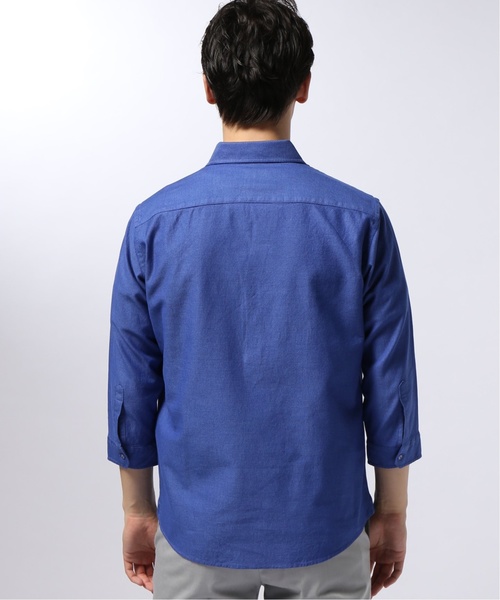 EDIFICE（エディフィス）の「カラミ 7分袖 プルオーバー カッタウェイ シャツ（シャツ/ブラウス・メンズ・カーキ/ホワイト/ネイビー/ブルー系その他・MEDIUM/SMALL/LARGE/X-LARGE）」の12枚目の写真