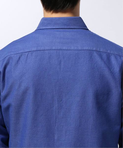 EDIFICE（エディフィス）の「カラミ 7分袖 プルオーバー カッタウェイ シャツ（シャツ/ブラウス・メンズ・カーキ/ホワイト/ネイビー/ブルー系その他・MEDIUM/SMALL/LARGE/X-LARGE）」の14枚目の写真