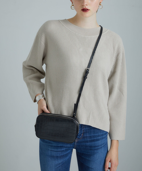 YAHKI（ヤーキ）の「【YAHKI 】クロコ型押し2WAYショルダーバッグ YH