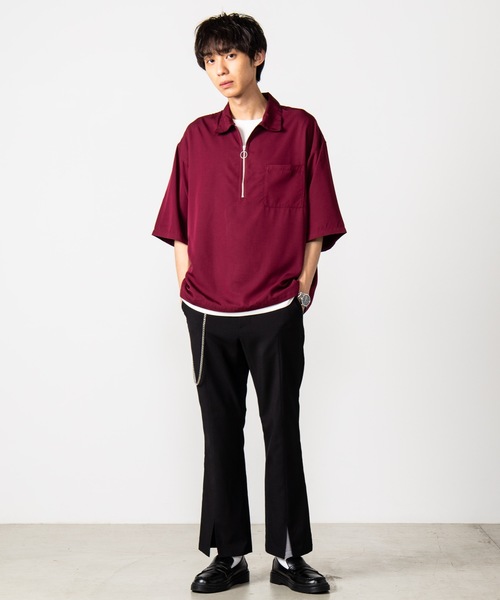 WEGO（ウィゴー）の「WEGO/センタースリットスラックス（スラックス・メンズ・ブラック・MEDIUM/LARGE）」の5枚目の写真