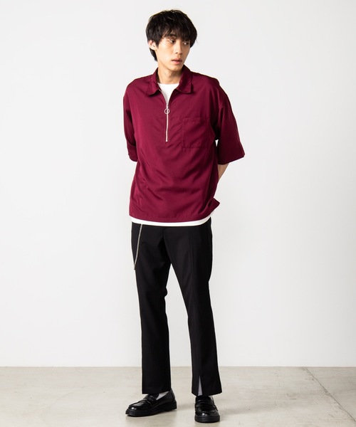 WEGO（ウィゴー）の「WEGO/センタースリットスラックス（スラックス・メンズ・ブラック・MEDIUM/LARGE）」の3枚目の写真