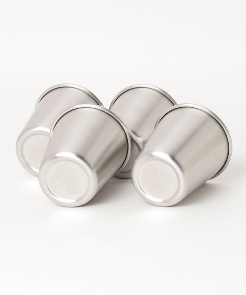 Klean Kanteen（クリーンカンティーン）の「Klean Kanteen クリーンカンティーン スチールカップ 10oz 296ml 4Pack（グラス/マグカップ/タンブラー・メンズ・シルバー・FREE）」の6枚目の写真