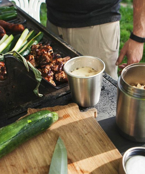 Klean Kanteen（クリーンカンティーン）の「Klean Kanteen クリーンカンティーン スチールカップ 10oz 296ml 4Pack（グラス/マグカップ/タンブラー・メンズ・シルバー・FREE）」の3枚目の写真