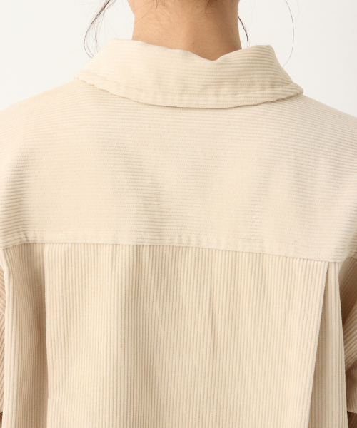 GLOBAL WORK（グローバルワーク）の「コーデュロイCPOジャケット/845150（その他アウター・レディース・ホワイト/ブラウン/グリーン系その他・FREE）」の12枚目の写真