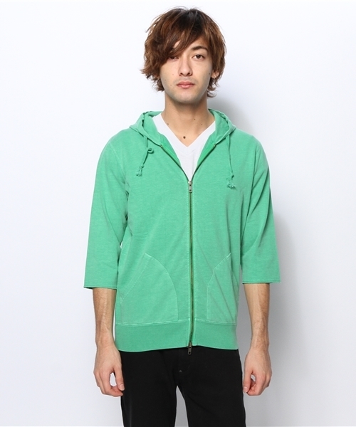 BEAMS（ビームス）の「○BEAMS / コットンリネン ZIP パーカー 6/10（パーカー・メンズ・ブルー/レッド/グリーン・LARGE/MEDIUM/SMALL）」の9枚目の写真