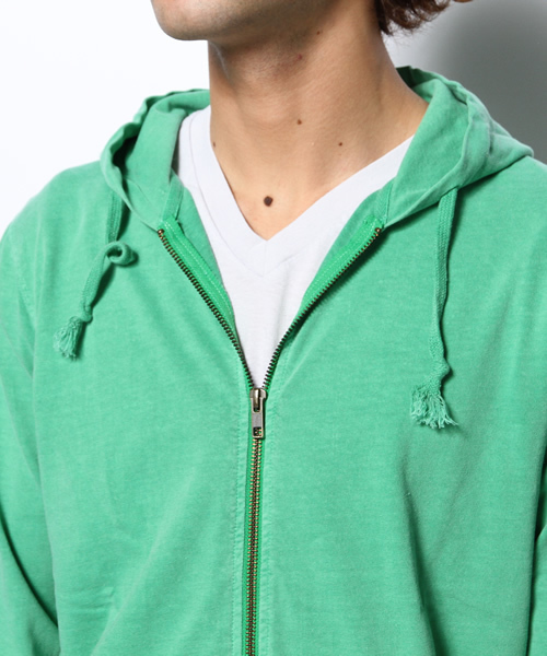 BEAMS（ビームス）の「○BEAMS / コットンリネン ZIP パーカー 6/10（パーカー・メンズ・ブルー/レッド/グリーン・LARGE/MEDIUM/SMALL）」の15枚目の写真