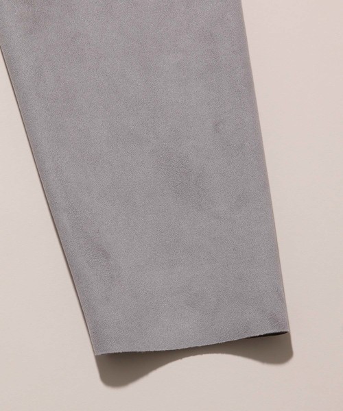 ADAM ET ROPE'（アダムエロペ）の「スウエードダンボール トッパーカーディガン（カーディガン/ボレロ・メンズ・グレー系その他/ブラック・L/M）」の6枚目の写真