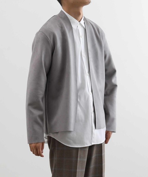 セール】スウエードダンボール トッパーカーディガン（カーディガン