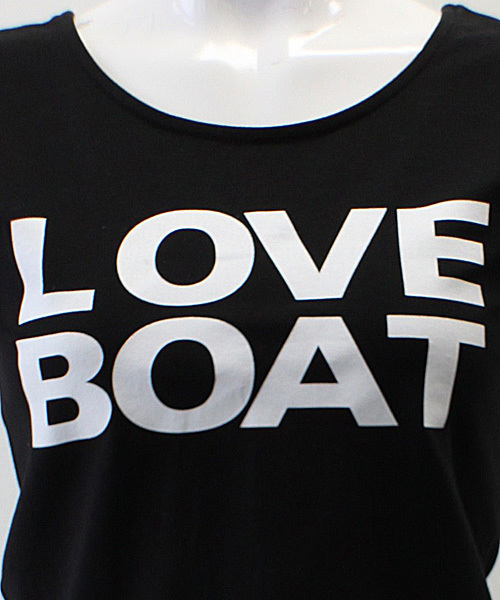 LOVE BOAT(ラブ・ボート)の「20th へそ出しTシャツ(Tシャツ/カットソー・レディース・ホワイト系/ブラック系・FREE)」の4枚目の写真